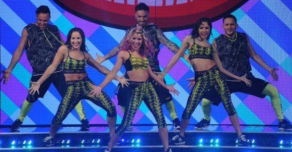 Polémica por la canción que usaron Fede Bal y Laurita Fernández para bailar zumba
