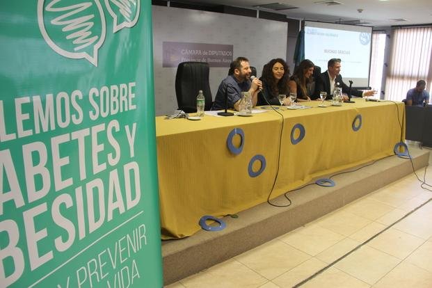 Diputados participaron de una jornada de concientización sobre diabetes y obesidad