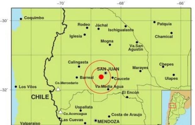 San Juan registró seguidilla de temblores