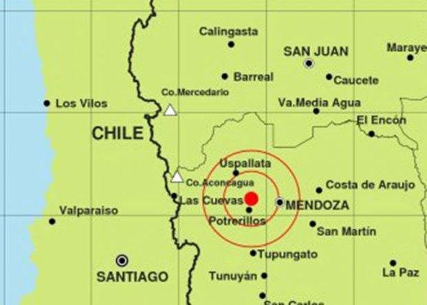Se registró un temblor con epicentro en Mendoza