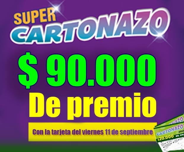El Cartonazo quedó vacante y se viene un súper pozo de $90 mil