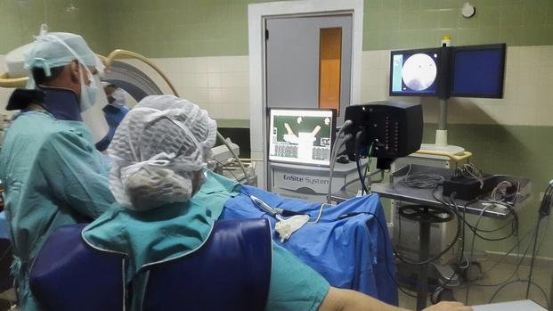 Por primera vez un hospital platense emplea 
una técnica cardiológica para tratar arritmias