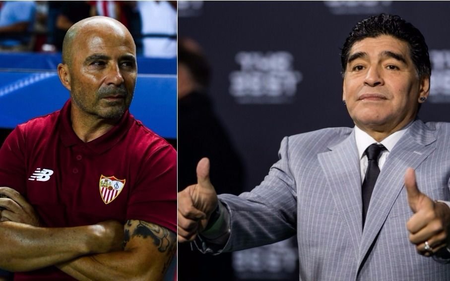 Maradona sobre Sampaoli: "Los vendehumo no me gustan"