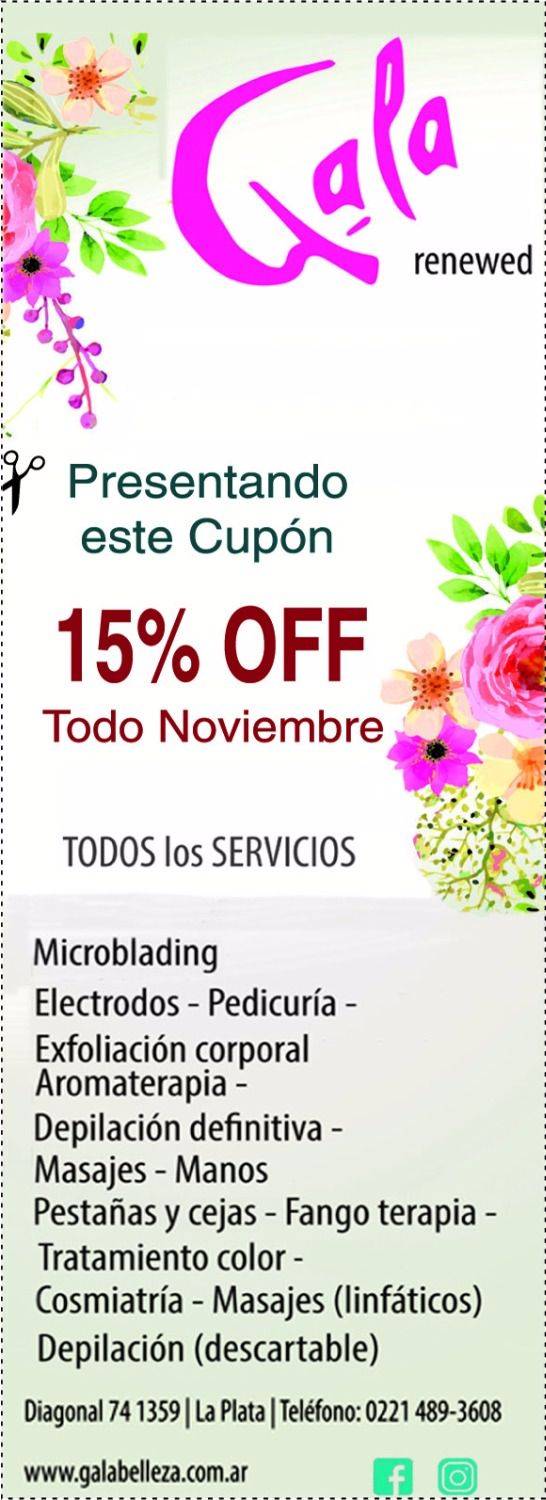 Gala te espera para cuidar tu cuerpo