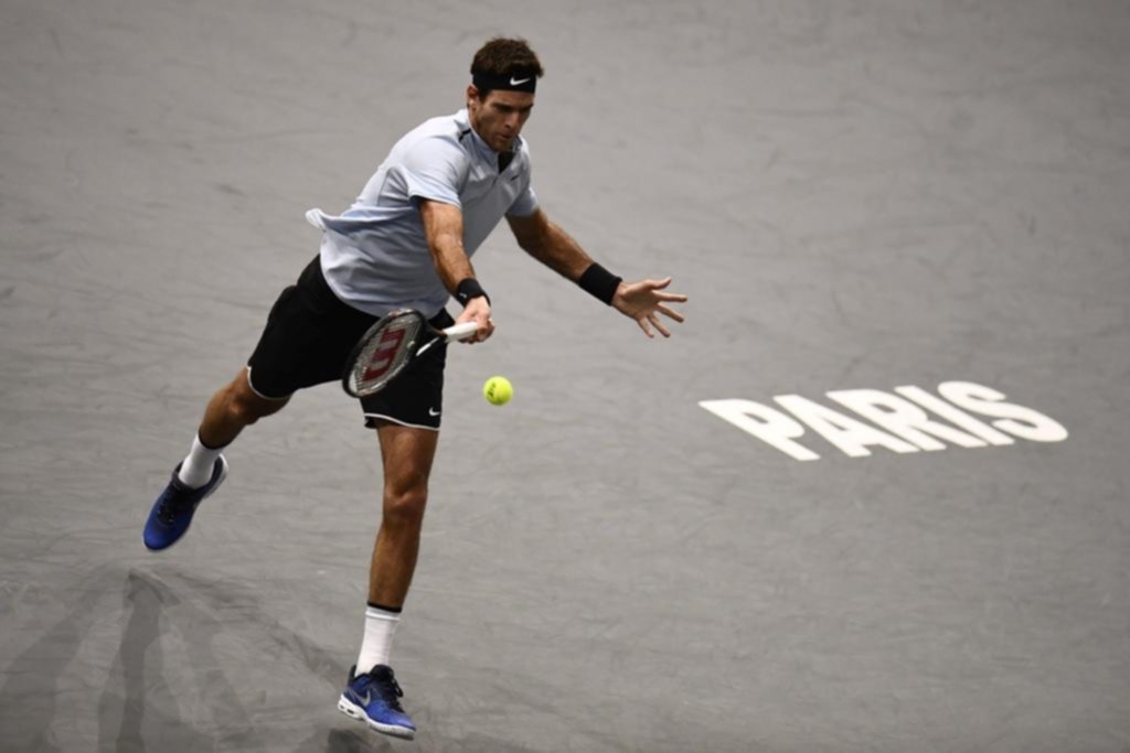 Entre triunfos y algo de fortuna, Del Potro acaricia un lugar en el Masters de Londres