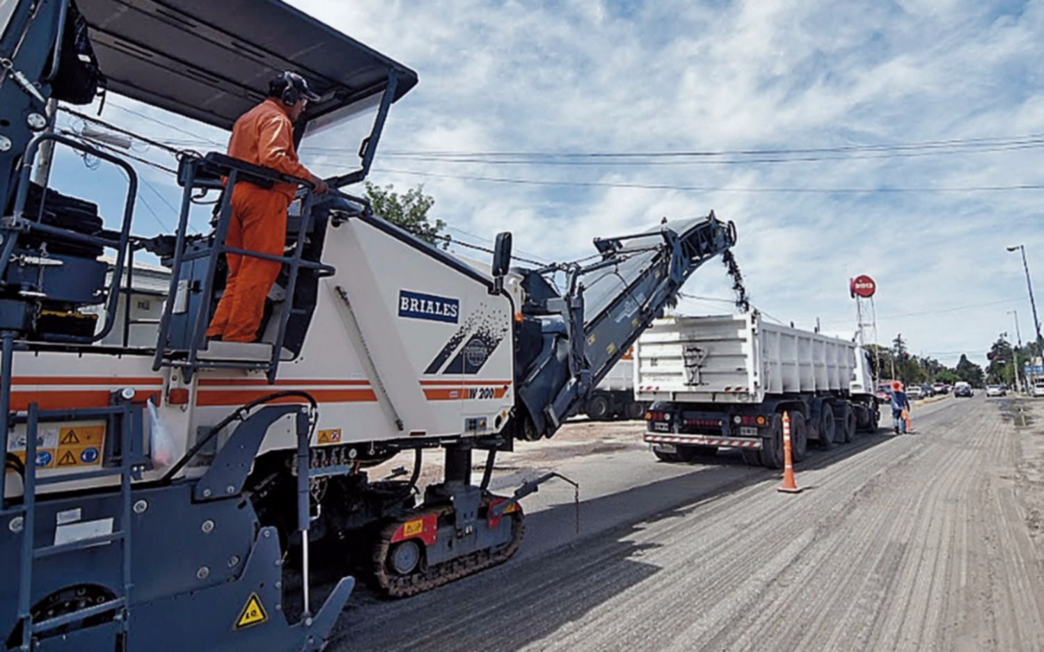 Avanzan las obras en el Camino Belgrano y La Garza
