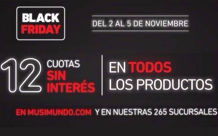 Black Friday en Musimundo: pagá en 12 cuotas sin interés con tarjetas de todos los bancos
