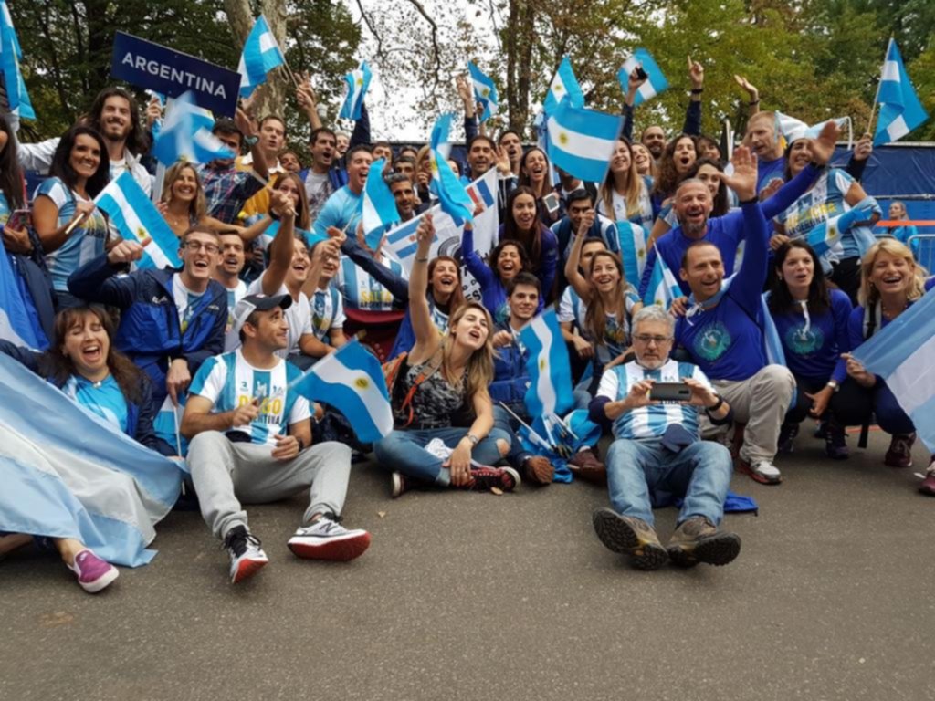 Un platense en la maratón “con los sentimientos a flor de piel”