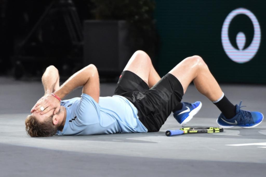Con Sock campeón en París, Del Potro no pudo terminar el año entre los diez mejores