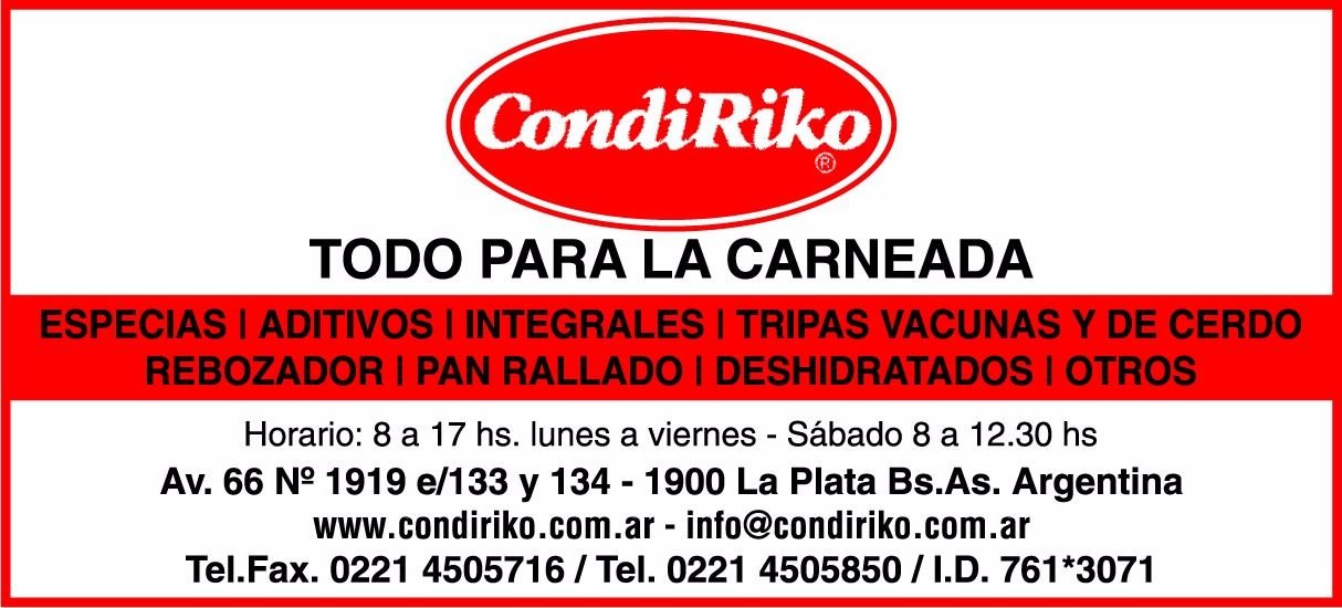 Condiriko: todo para la carneada