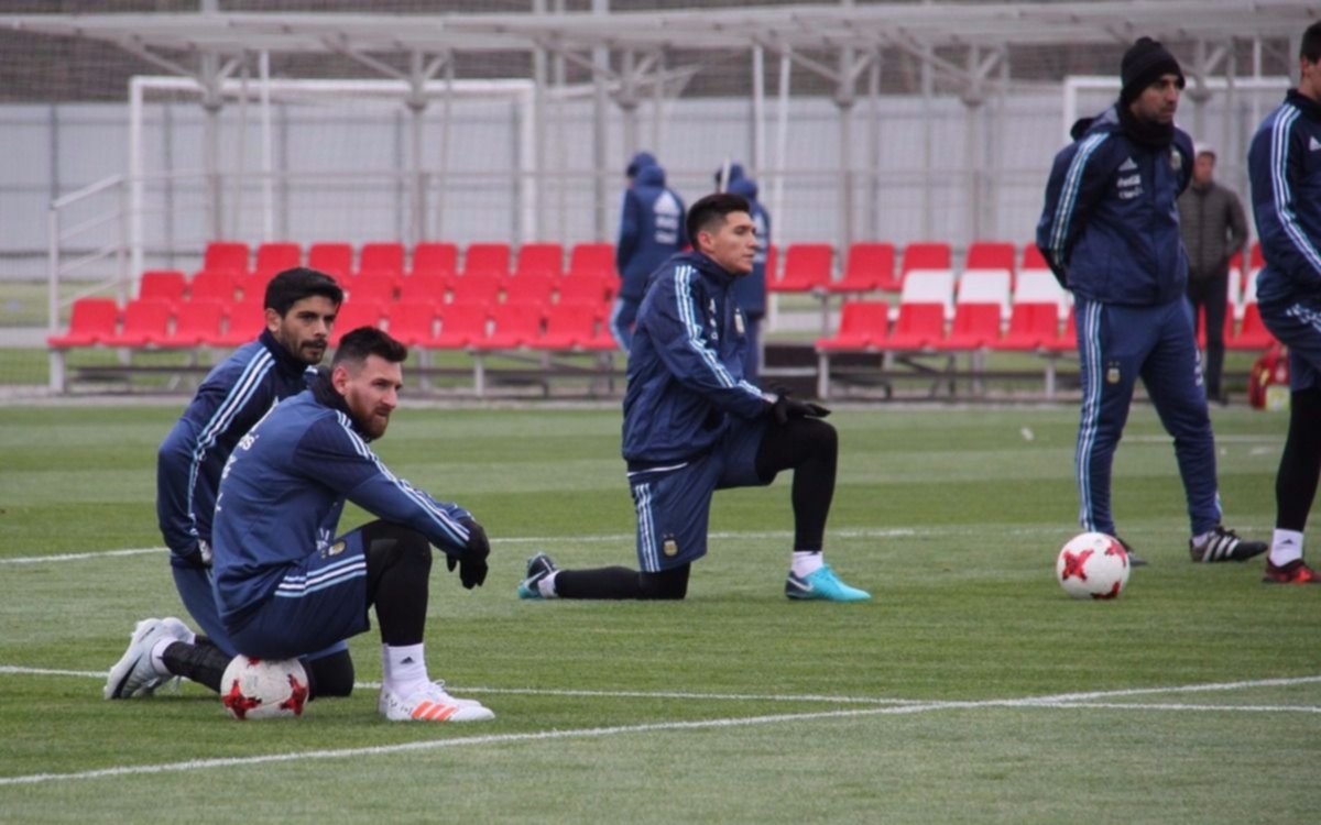 La Selección entrenó en Rusia a la espera del amistoso ante los locales