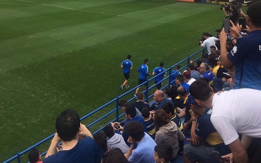 Boca tuvo un entrenamiento especial