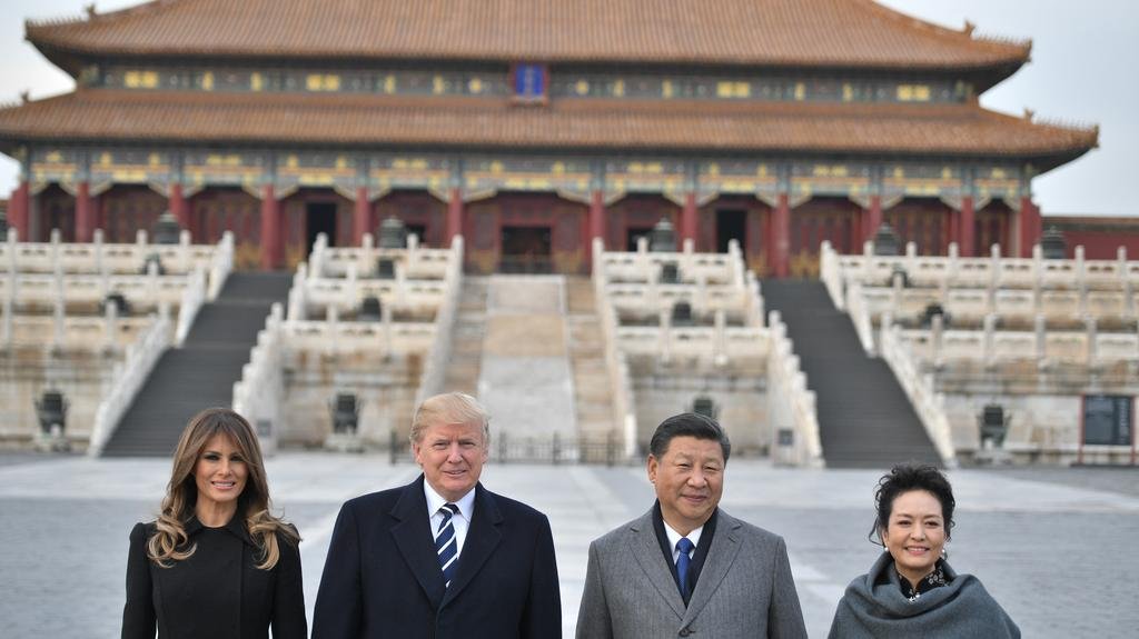 Trump recibe en China una bienvenida de corte imperial