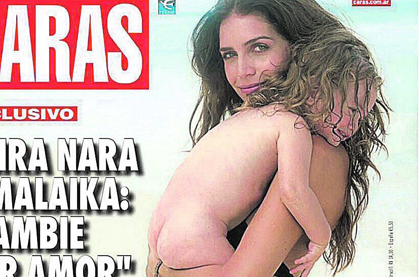 Otra tapa polémica: La foto desnuda de la hija de Zaira que generó debate