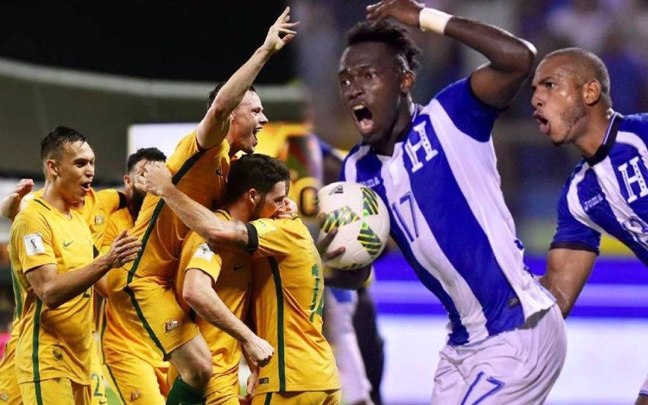 Honduras y Australia se juegan otra de las plazas al Mundial