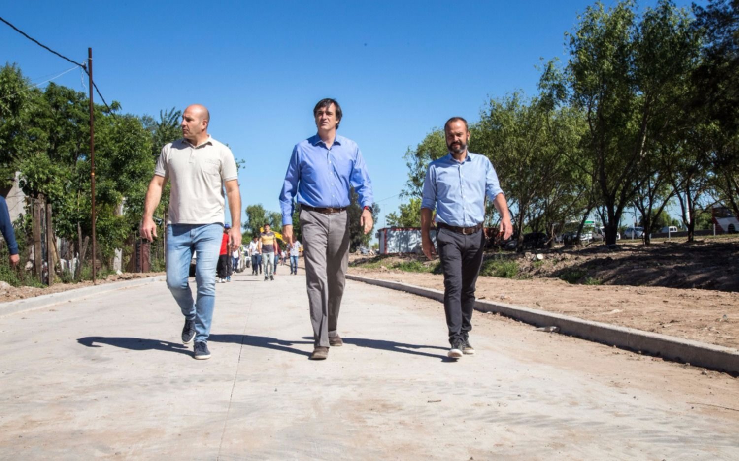 Bullrich y Molina supervisaron obras en Quilmes