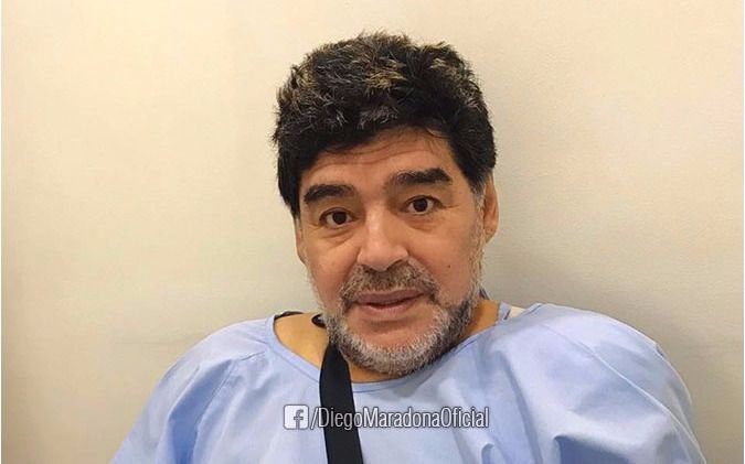 Maradona fue operado con éxito en Dubai