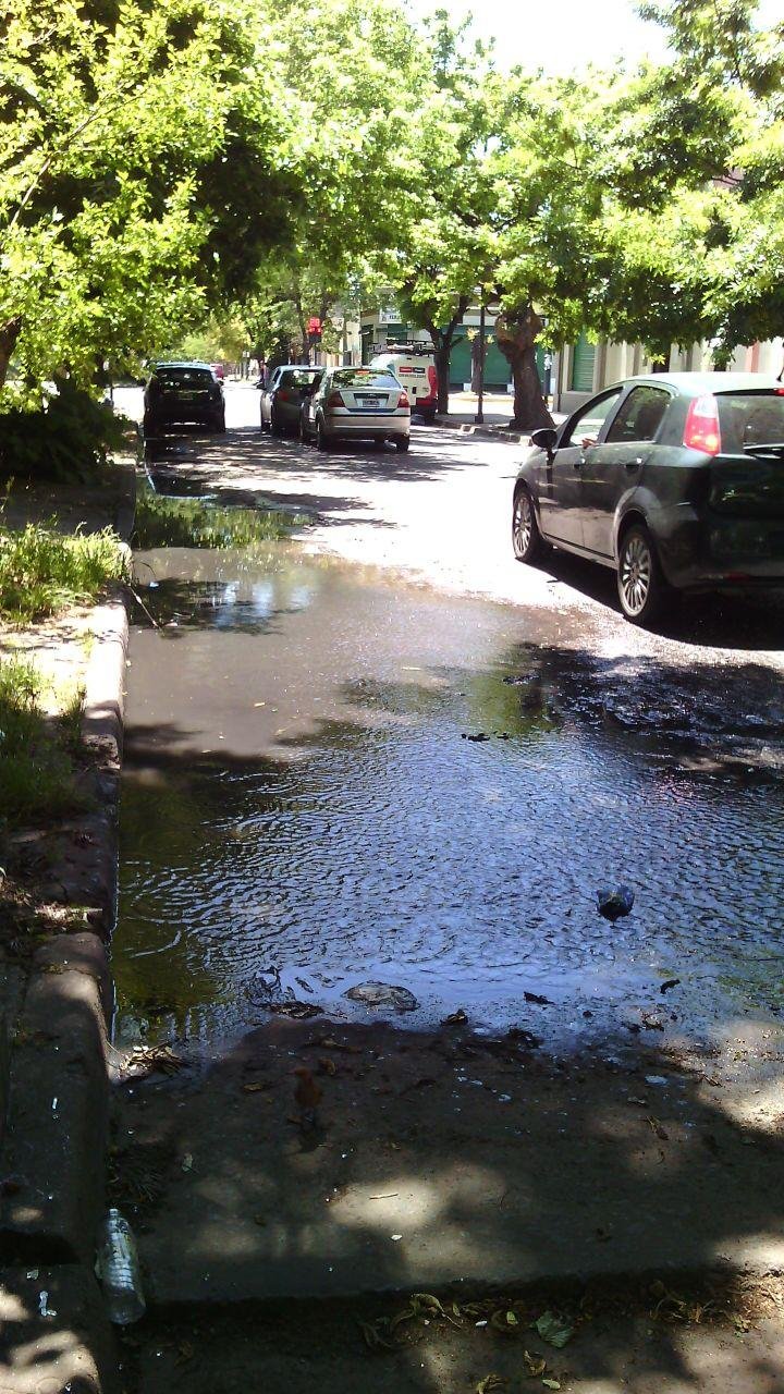 Reclamos por un “lago” en la calle 67 entre 7 y 8