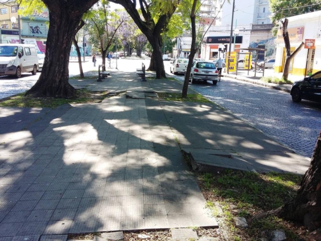 Reclamo por el abandono en diagonal 73 entre 4 y 5