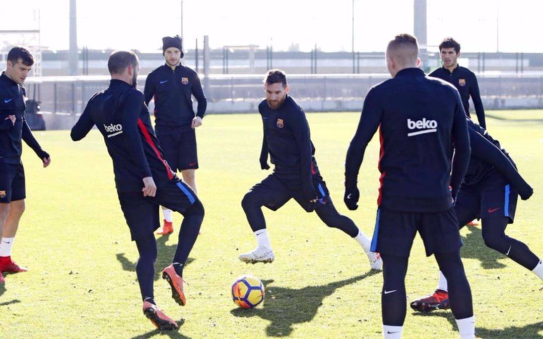 Messi se reincorporó al Barcelona