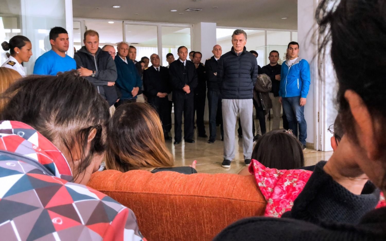 Macri se reunió con familiares de los tripulantes del "ARA San Juan"