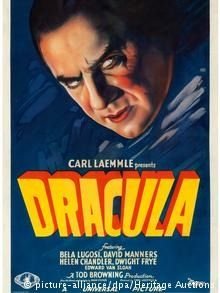 Pagaron más de 500 mil dólares por un afiche de la película Drácula de 1931