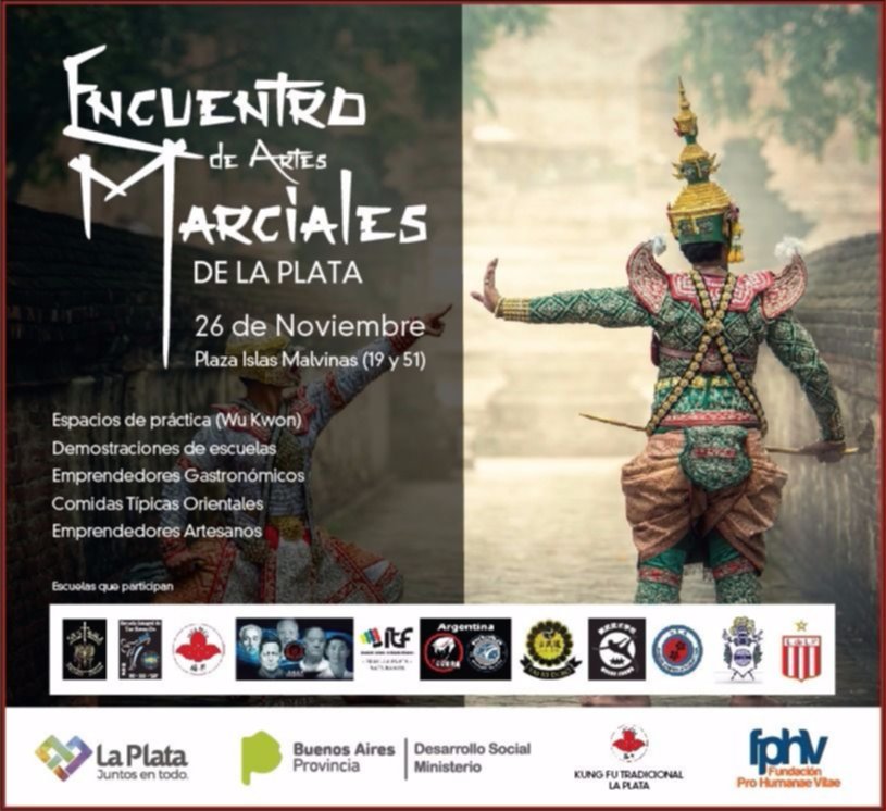 Llega a La Plata el 'Primer Encuentro de Artes Marciales' 