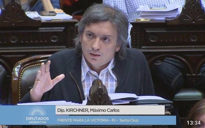 Máximo Kirchner pidió "proteger al actual gobierno del capricho de Magnetto"
