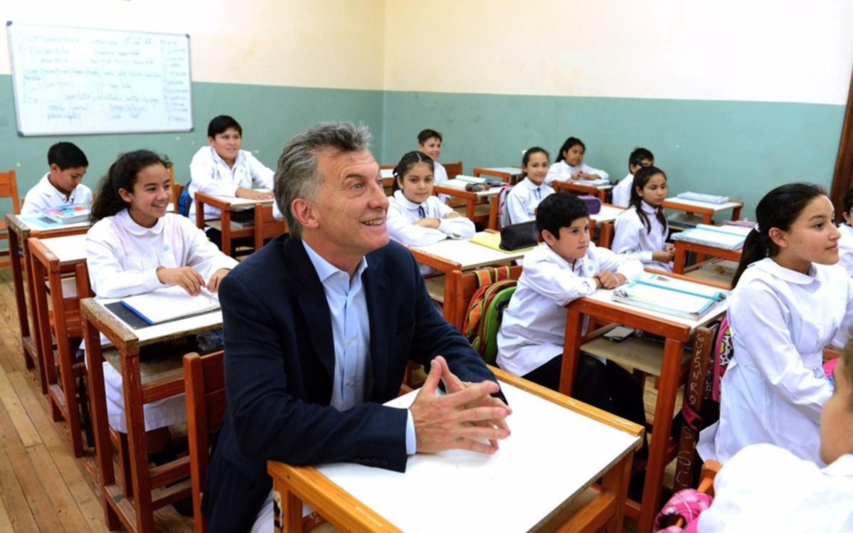 Macri dijo que "los líderes gremiales docentes cada vez representan menos"