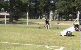 Video: Alemán hizo gala de su pegada en el entrenamiento