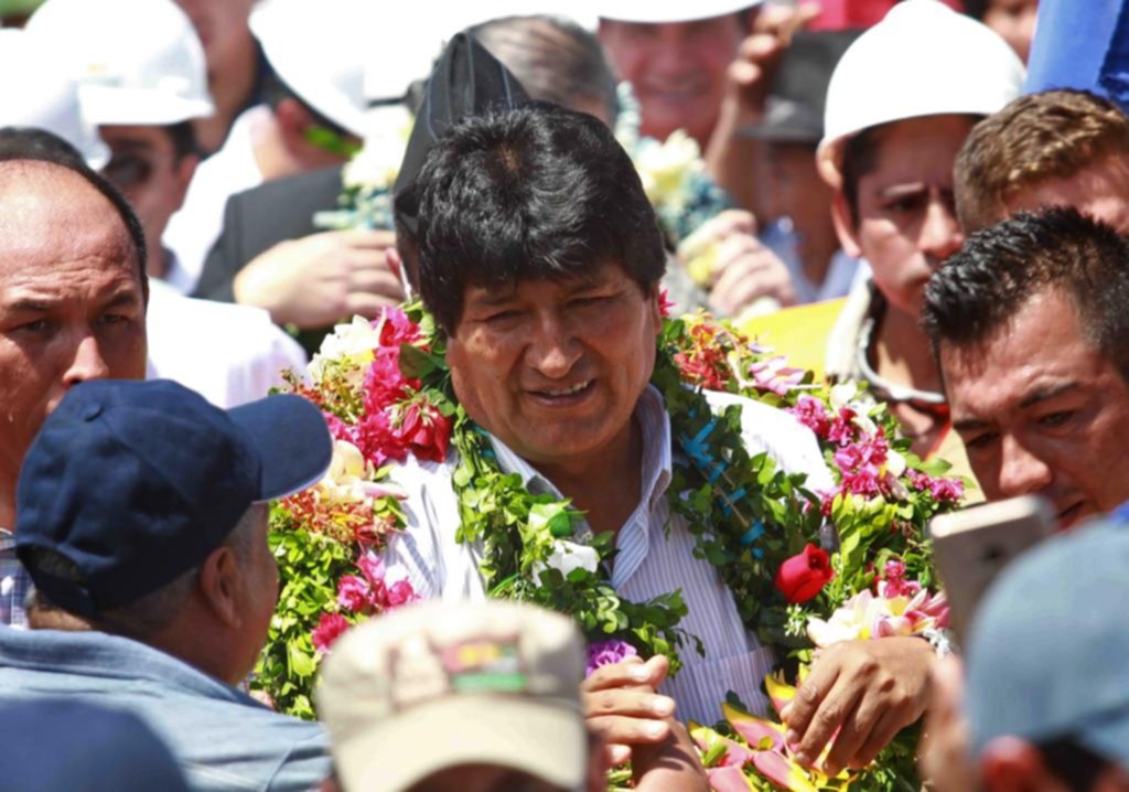 Evo defendió su candidatura a un cuarto período de gobierno en Bolivia