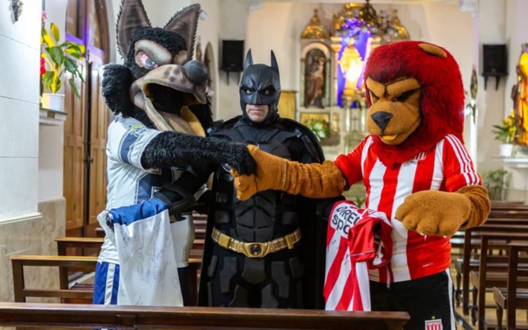 El Lobo y el Pincha por el Sor Ludovica, de la mano del Batman solidario