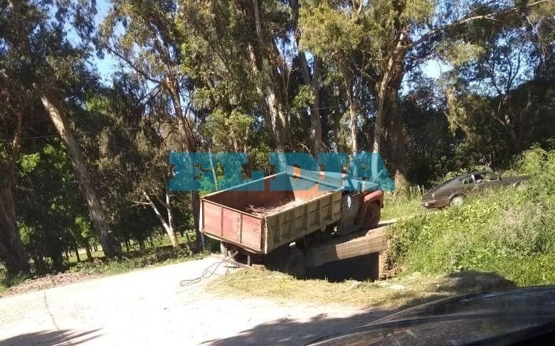 Preocupación en Romero por el estado de un puente en 38 y 161