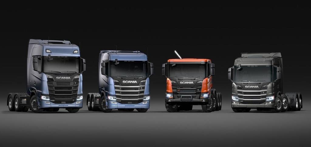 Scania exhibió su flamante generación de camiones pesados