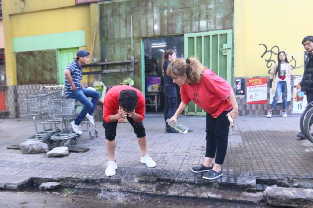Investigan ataque mafioso con gas lacrimógeno en un súper chino