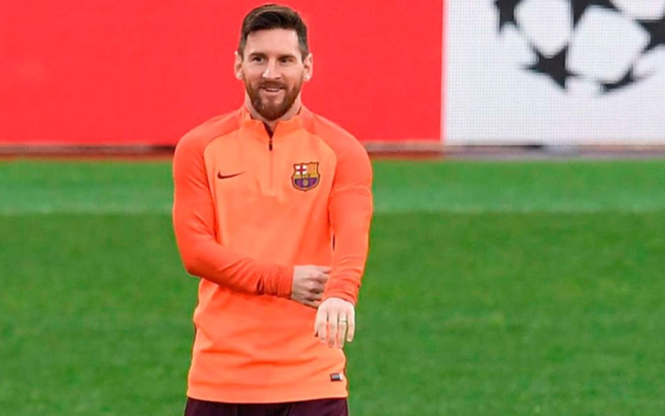 Messi viajó con Barcelona y podría ir al banco contra el Inter
