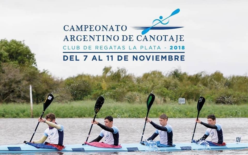Mañana se larga en el Club de Regatas el Campeonato Argentino de Canotaje