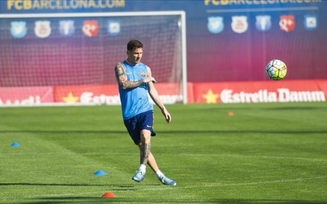 Messi aprovecha su día libre para acelerar su recuperación