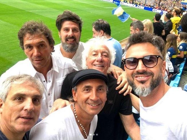 En la Bombonera también hubo una multitud de famosos