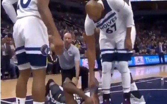 VIDEO.-Terrible lesión en la NBA
