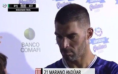 Andújar habló del punto en Varela y también de su futuro: "Todo termina en algún momento"
