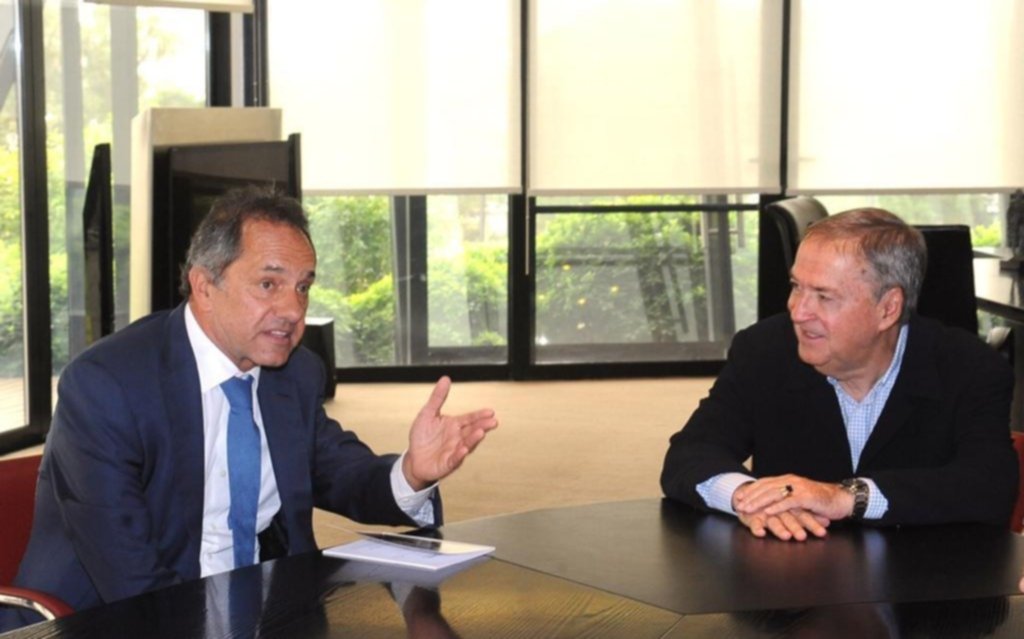 Scioli se reunió con Schiaretti tras la ampliación del peronismo alternativo