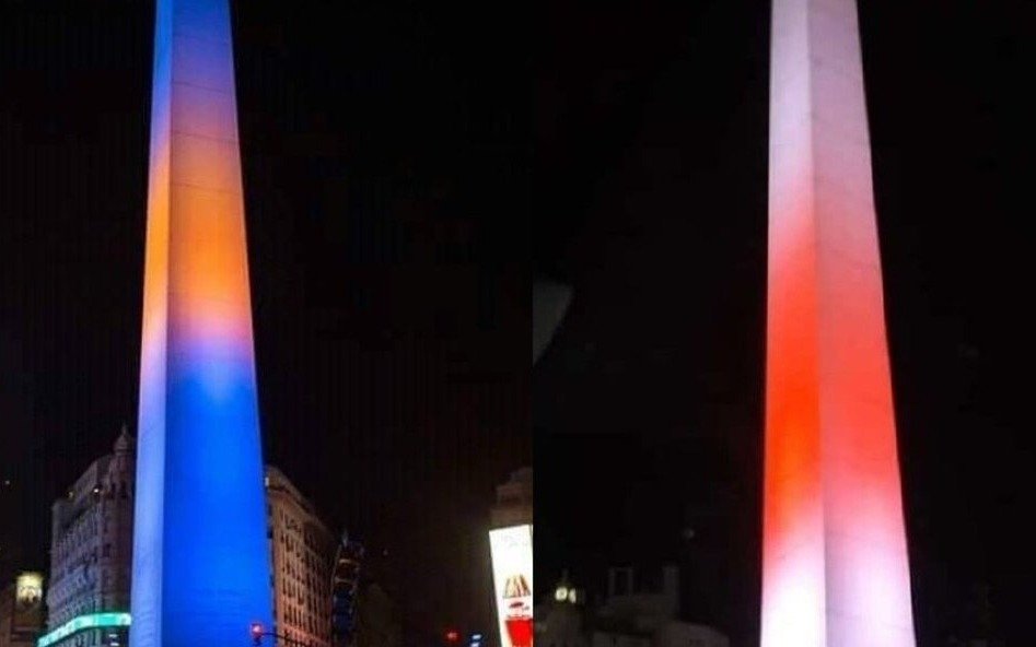 Todo preparado en el Obelisco para los festejos del campeón de la Libertadores