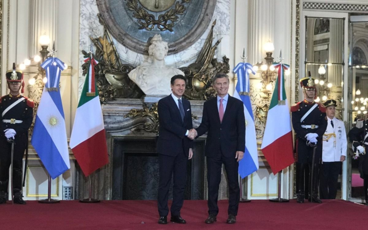 Macri recibió al primer ministro de Italia: "Tenemos una agenda rica"
