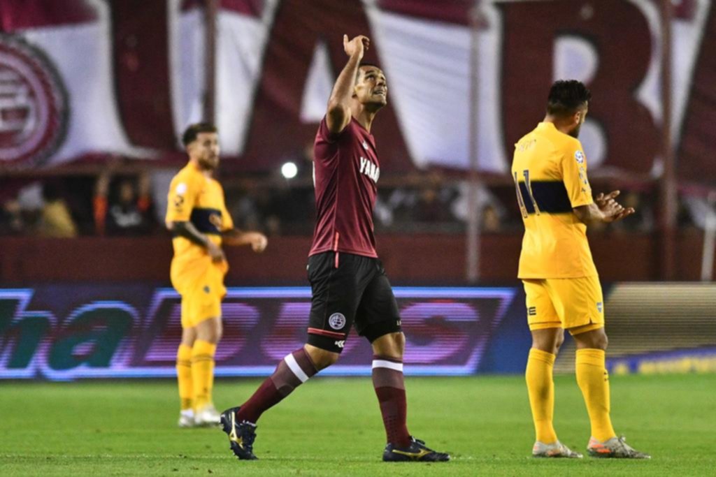 Lanús se aprovechó del mal momento anímico de Boca