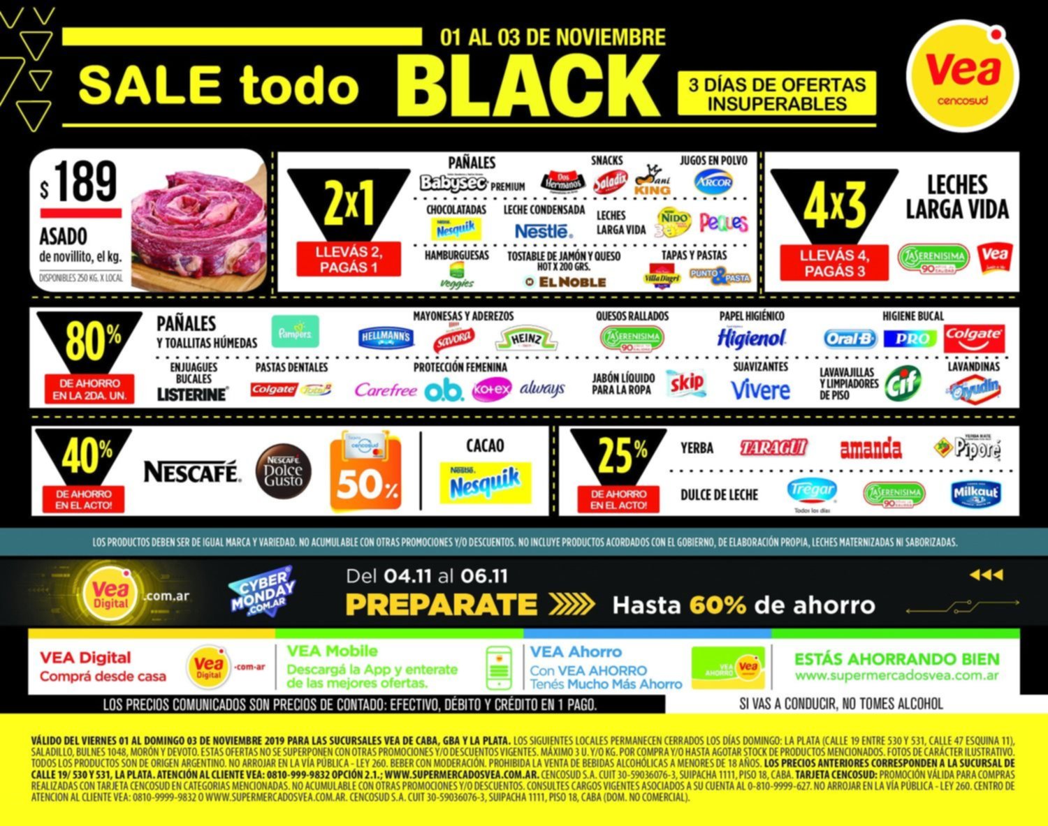 Ofertas insuperables para llevarte todo lo que necesitás
