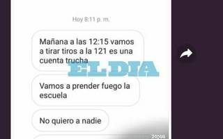 "Vamos a tirar tiros " : ahora lanzan amenazas por redes sociales y crece la tensión en escuelas de Villa Elvira