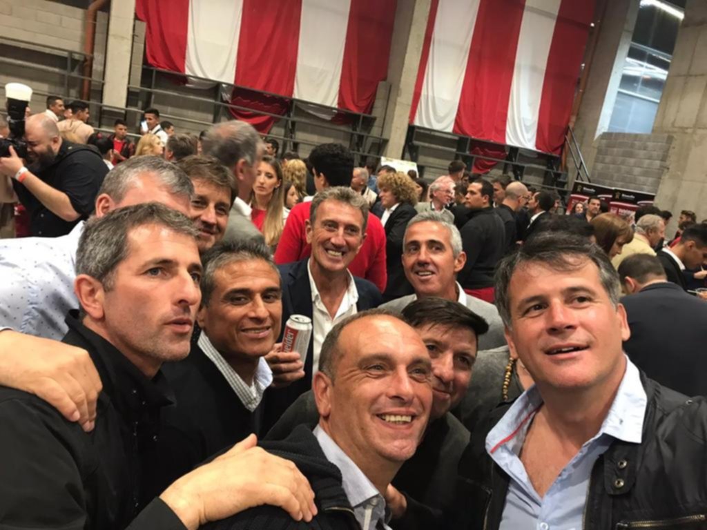 El festejo íntimo de la familia pincha