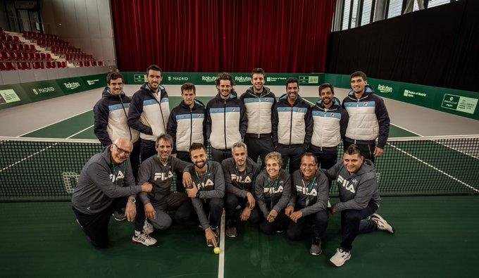 El equipo argentino de Copa Davis se instaló en Madrid y ya entrena de cara al debut