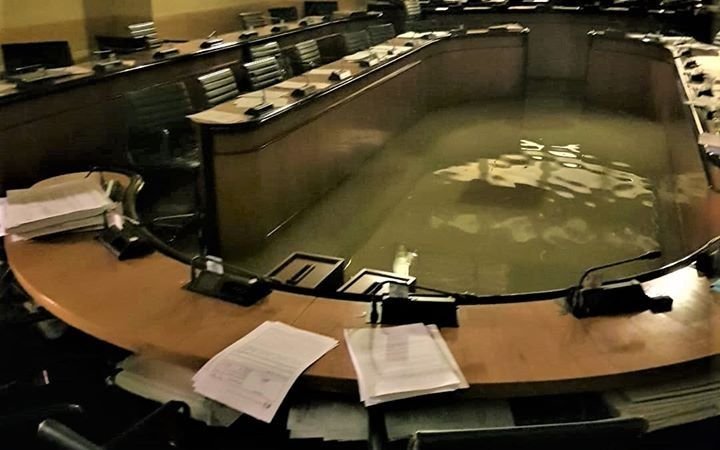 La sede de gobierno de Venecia se inundó tras rechazar medidas contra la crisis climática
